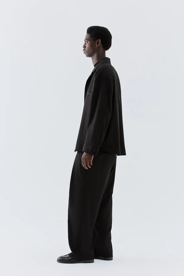 IM BRIAN PLEATED WIDE LEG SMART TROUSER