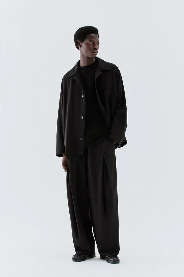 IM BRIAN PLEATED WIDE LEG SMART TROUSER
