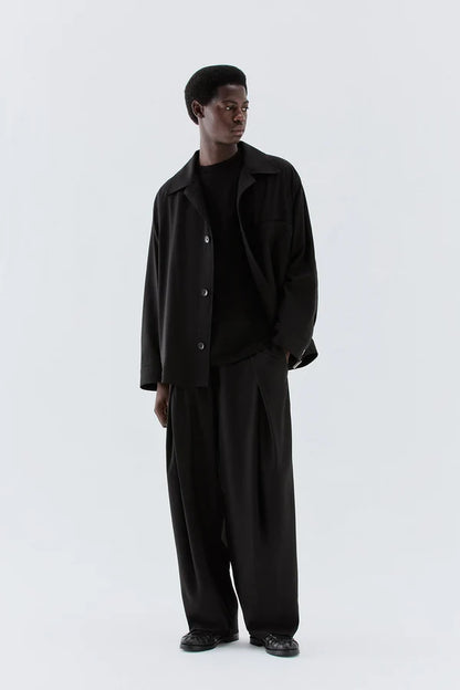 IM BRIAN PLEATED WIDE LEG SMART TROUSER