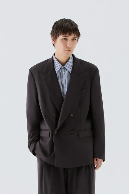 IM BRIAN OVERSIZED SUIT DOUBLE-BREASTED JACKET