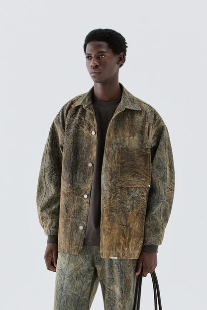 IM BRIAN FADED DENIM OVERSHIRT