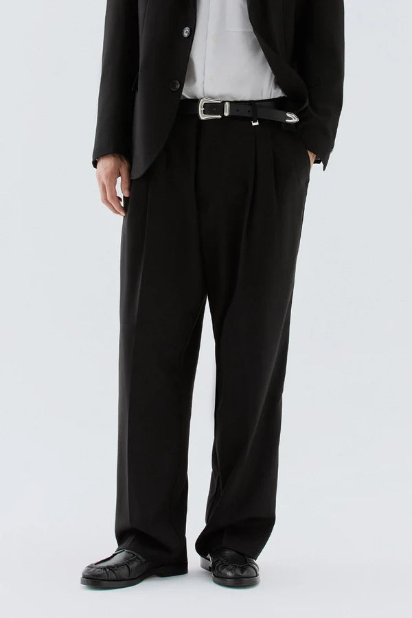 IM BRIAN PLEATED WIDE LEG SMART TROUSER