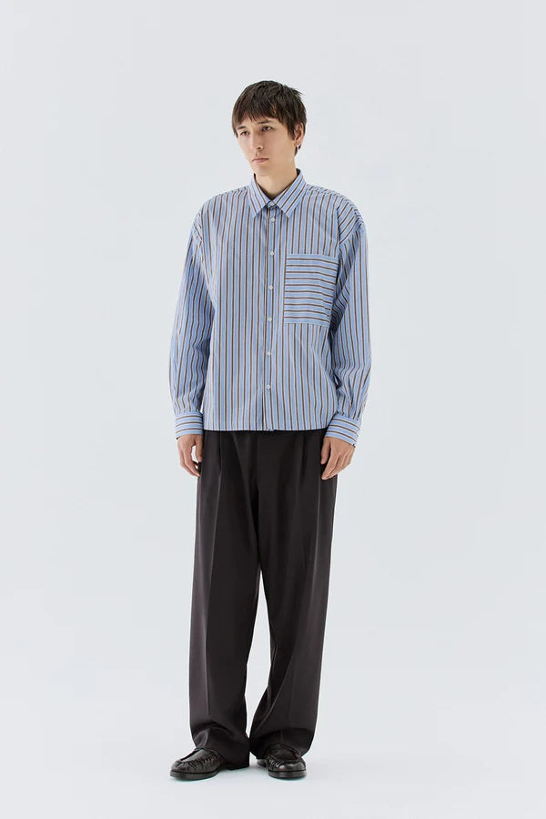 IM BRIAN STRIPED COTTON SHIRT
