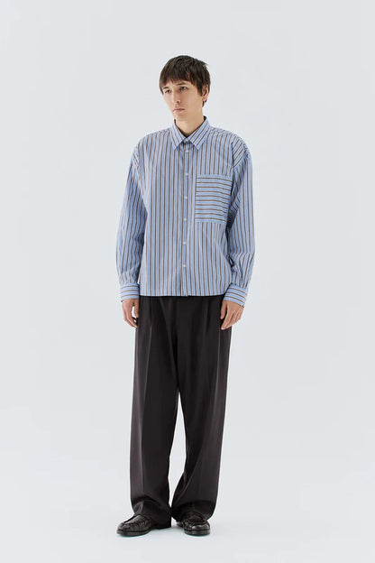 IM BRIAN STRIPED COTTON SHIRT