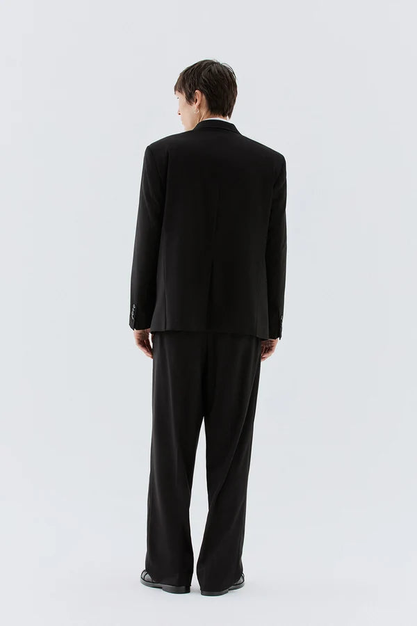 IM BRIAN PLEATED WIDE LEG SMART TROUSER