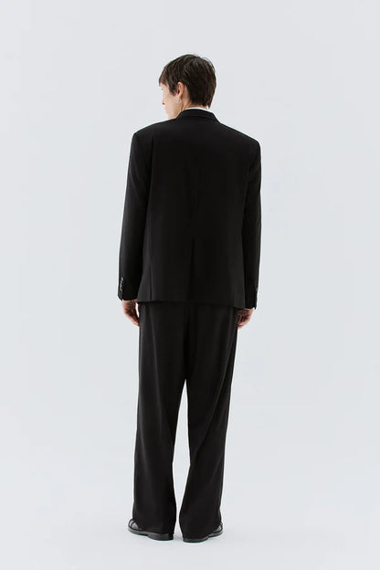 IM BRIAN PLEATED WIDE LEG SMART TROUSER