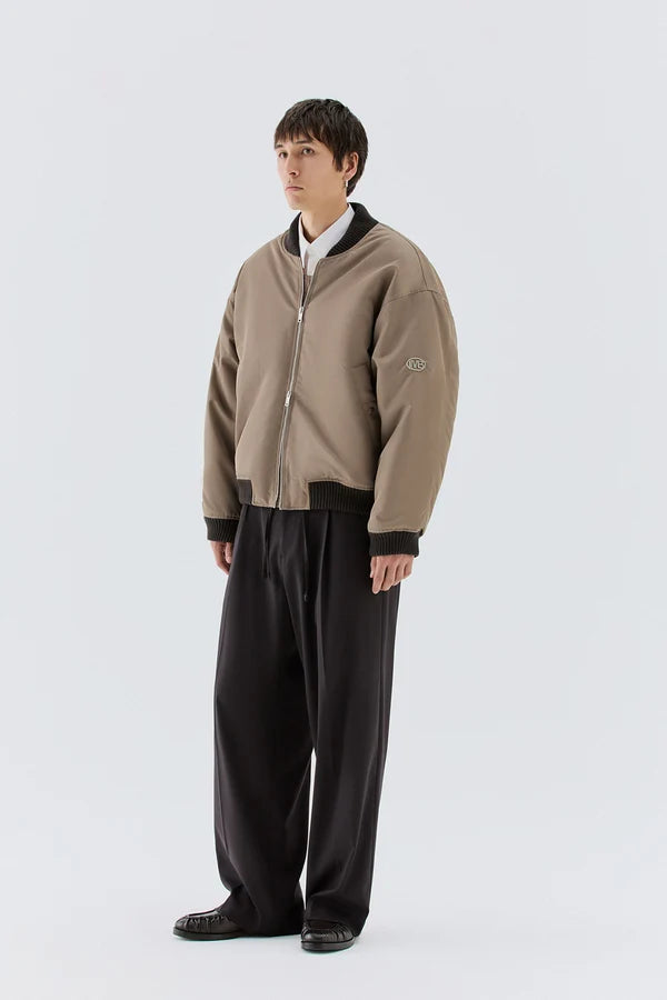 IM BRIAN OVERSIZED BOMBER IN NYLON