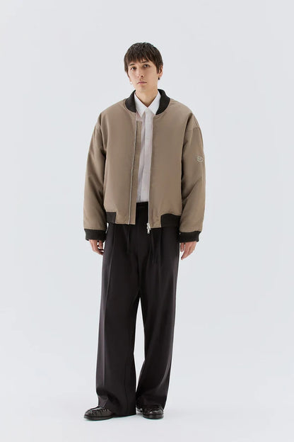 IM BRIAN OVERSIZED BOMBER IN NYLON