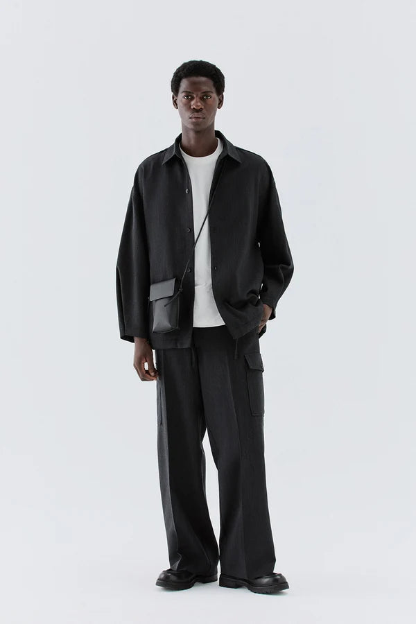 IM BRIAN OVERSIZED VIRGIN WOOL OVERSHIRT