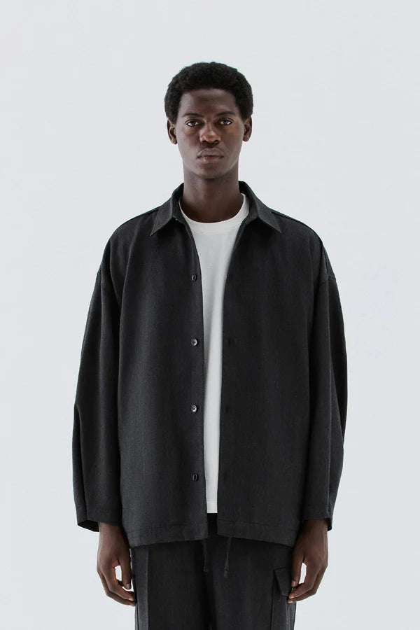IM BRIAN OVERSIZED VIRGIN WOOL OVERSHIRT