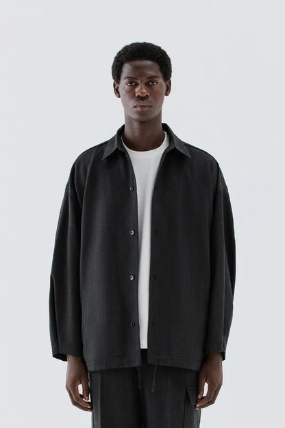 IM BRIAN OVERSIZED VIRGIN WOOL OVERSHIRT