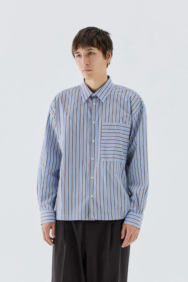IM BRIAN STRIPED COTTON SHIRT