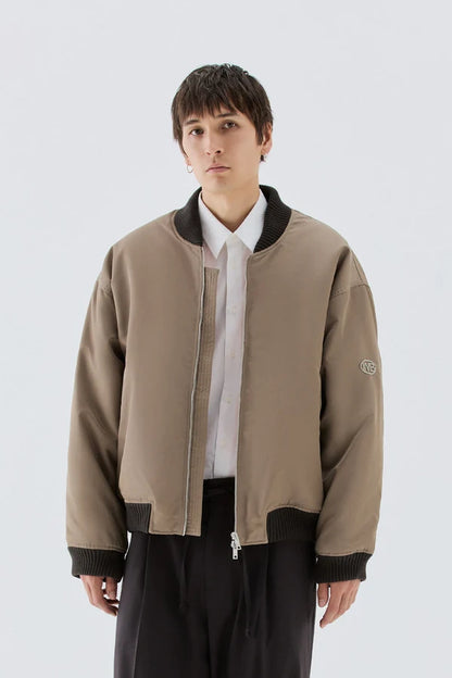 IM BRIAN OVERSIZED BOMBER IN NYLON