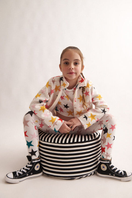 TWO IN A CASTLE DREAMSTARS ALLOVER ATHLETIC SET