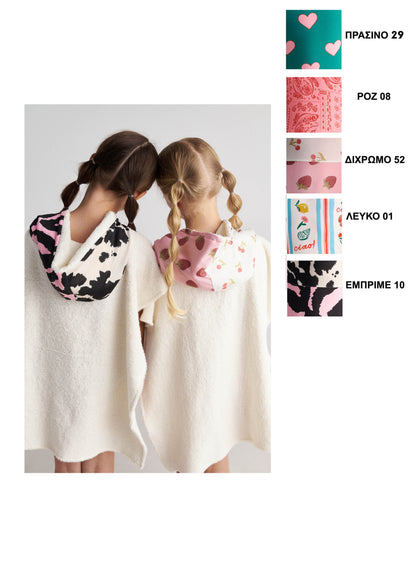 TC SUMMER GEMS BEACH PRINTED 10 PONCHO