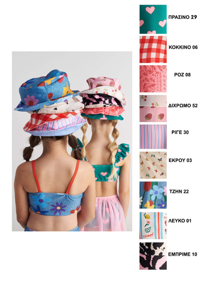 TC SUMMER GEMS BEACH STRIPED 30 CRAB HAT
