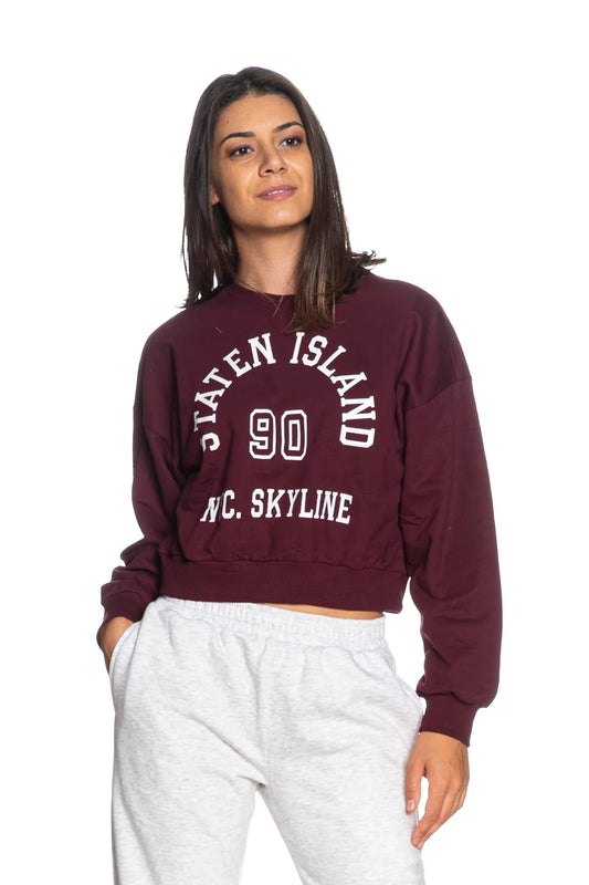 TIFFOSI RELAXED SWEATSHIRT WITH LOGO PRINT