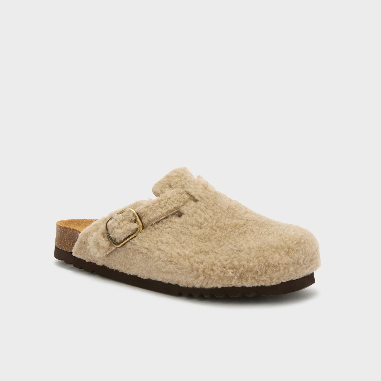SCHOLL CLOGS FAE FUR