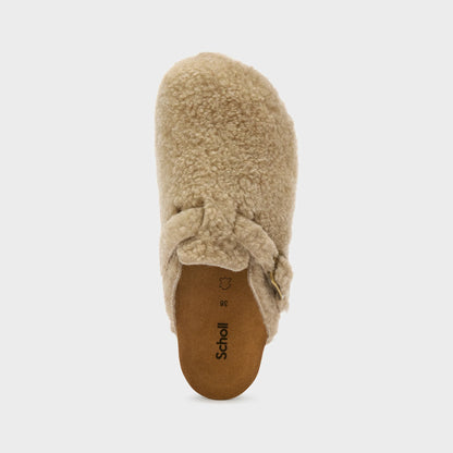 SCHOLL CLOGS FAE FUR