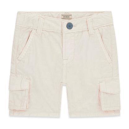 GUESS KIDS RIGID POPLIN CARGO SHORTS