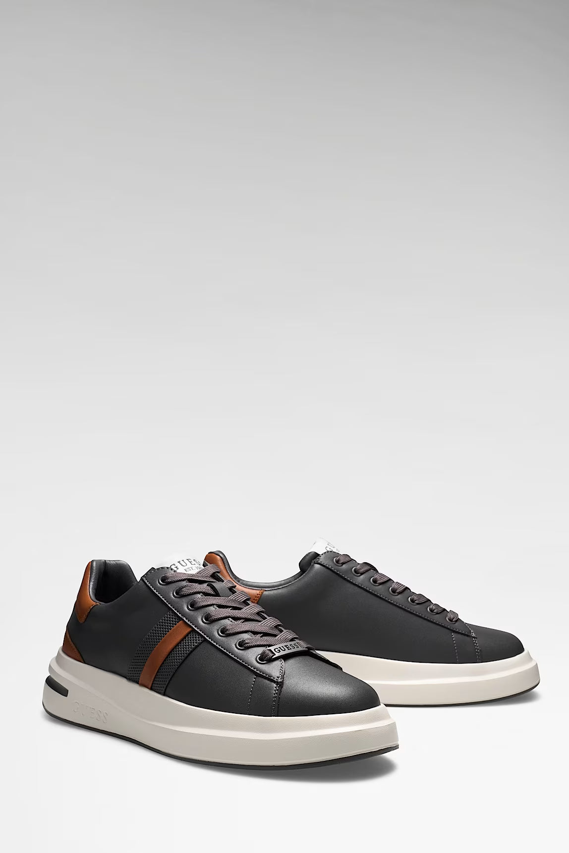 GUESS MAN ELBA LEATHER SHOES