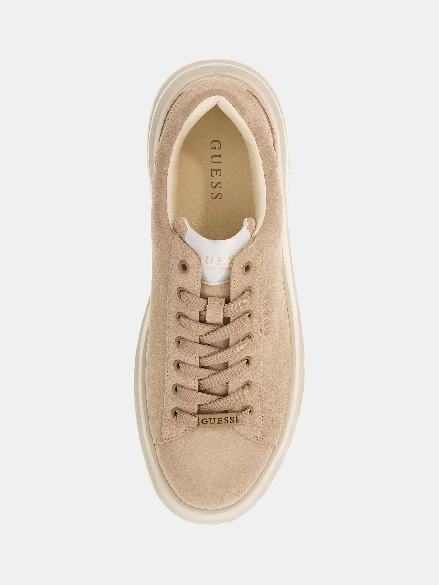 GUESS ELBA GENUINE LEATHER SNEAKER
