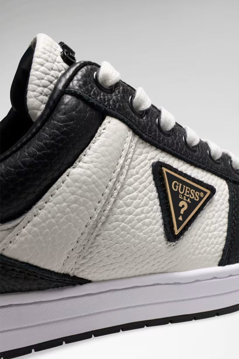 GUESS UDDENT GENUINE LEATHER SNEAKER