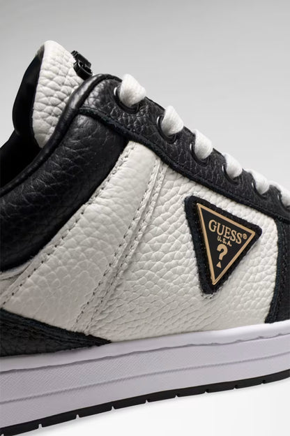 GUESS UDDENT GENUINE LEATHER SNEAKER