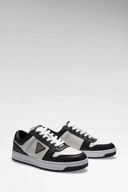 GUESS UDDENT GENUINE LEATHER SNEAKER