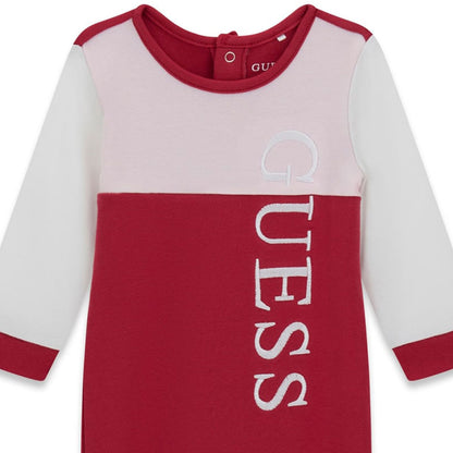GUESS KIDS COTTON LOGO BODYSUIT