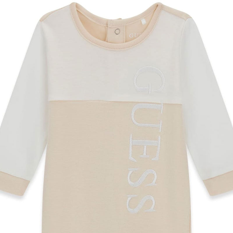 GUESS KIDS COTTON LOGO BODYSUIT