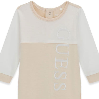 GUESS KIDS COTTON LOGO BODYSUIT