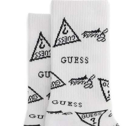 GUESS KIDS ALLOVER LOGO HIGH SOCKS