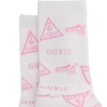 GUESS KIDS ALLOVER PRINT HIGH SOCKS
