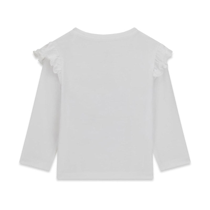 GUESS KIDS LS RUFFLES T SHIRT