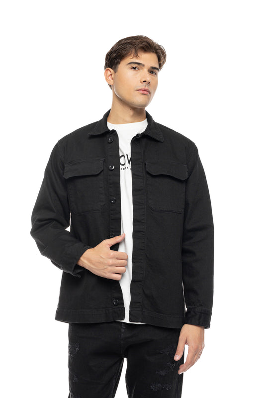 COVER JEANS OVERSHIRT POCKETS