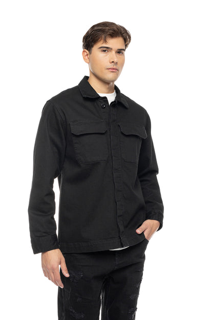 COVER JEANS OVERSHIRT POCKETS