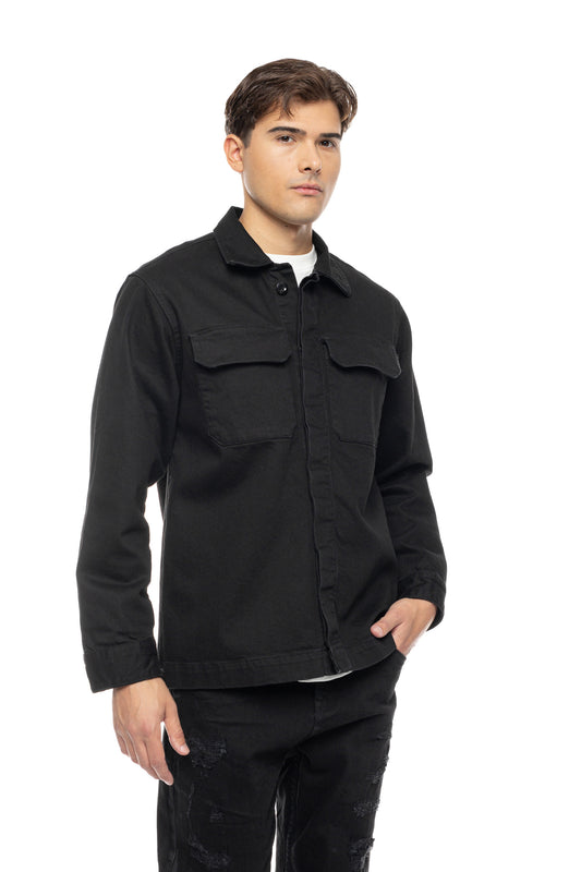 COVER JEANS OVERSHIRT POCKETS