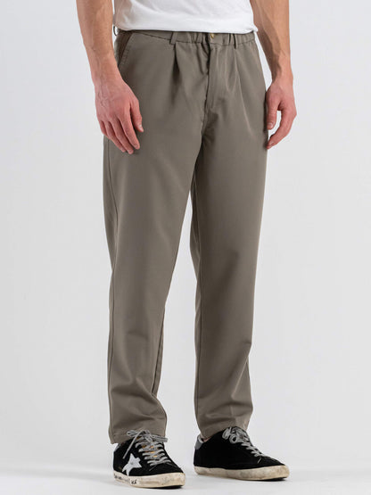 GIANNI LUPO LIGHTWEIGHT CO-ORD CROPPED TROUSERS WITH ELASTIC WAIST