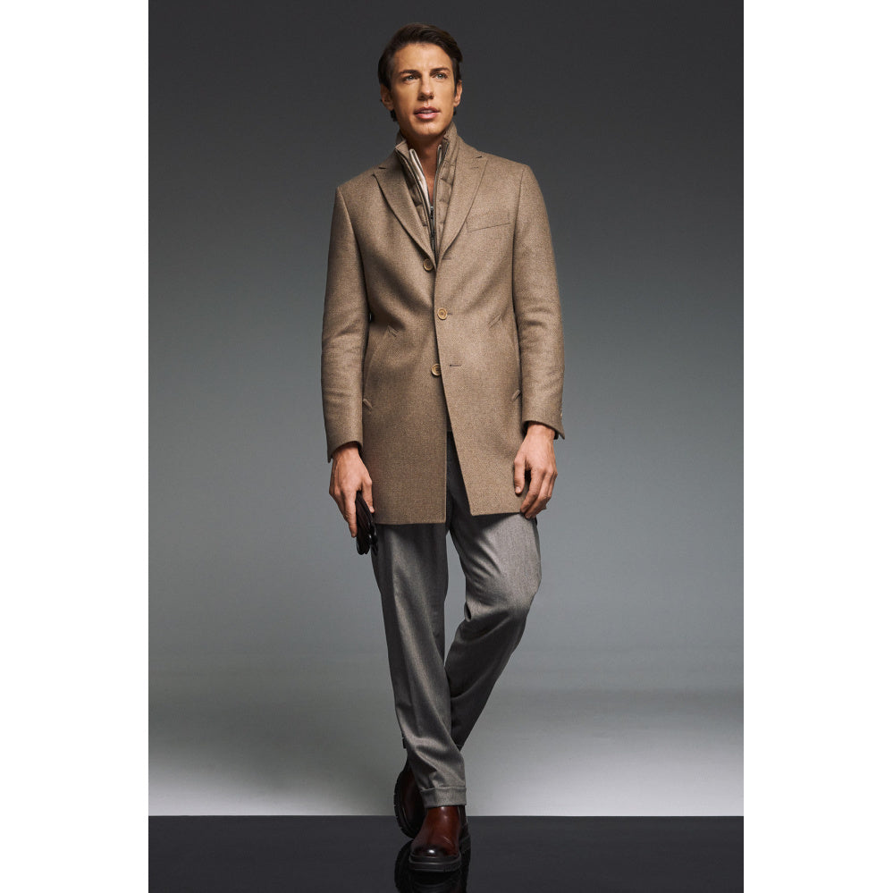 GUY LAROCHE COAT WITH DETACHABLE VEST