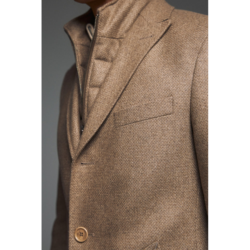 GUY LAROCHE COAT WITH DETACHABLE VEST