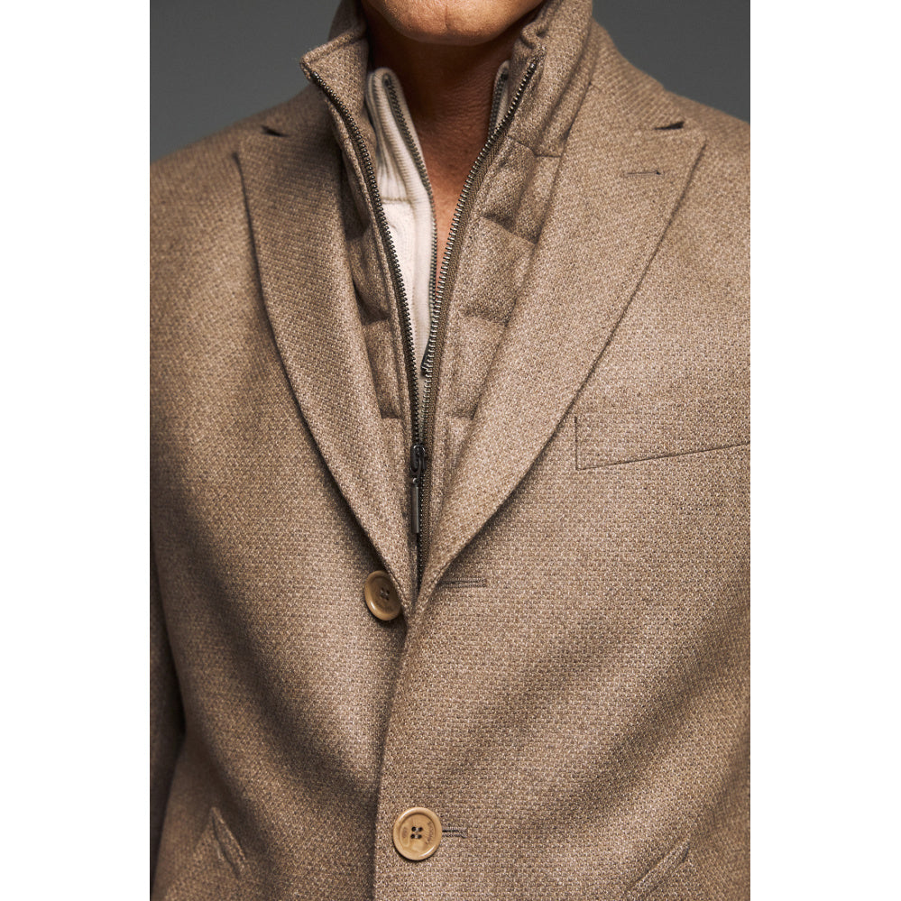 GUY LAROCHE COAT WITH DETACHABLE VEST