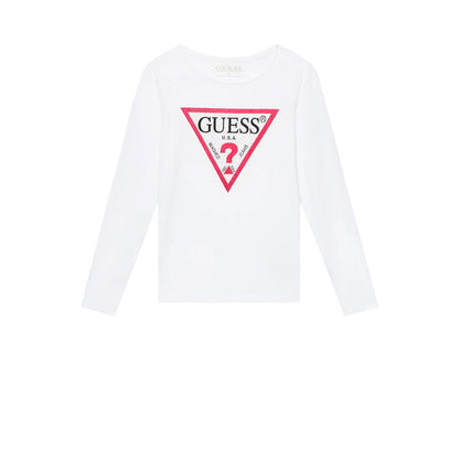 GUESS KIDS GIRLS RHINESTONES TRIANGLE T SHIRT