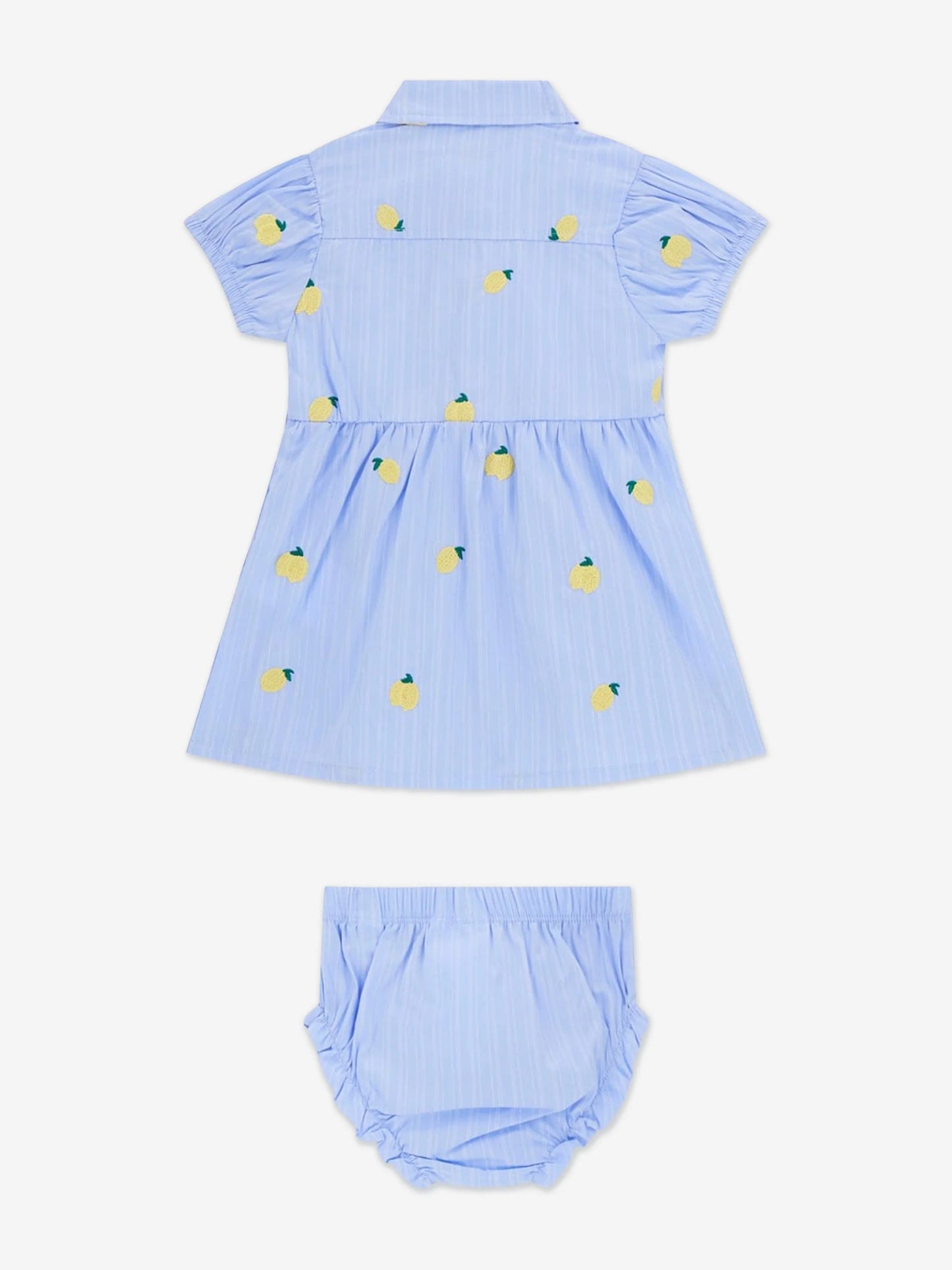 GUESS KIDS SET POPLIN DRESS & PANTIES