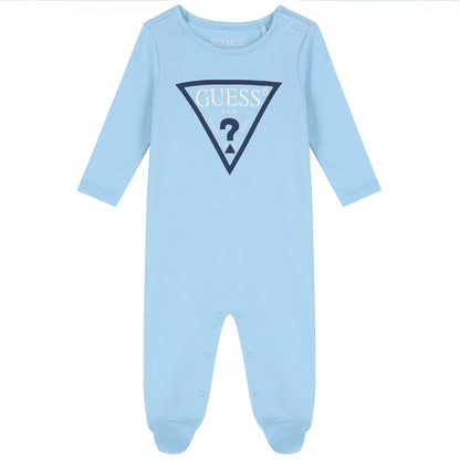 GUESS NEWBORN TRIANGLE LOGO OVERALL