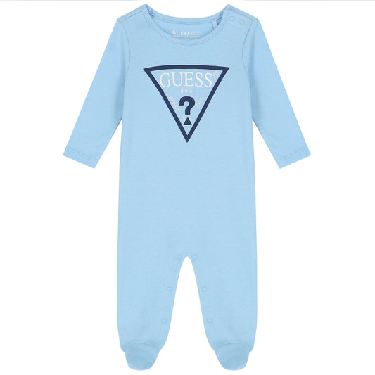 GUESS NEWBORN TRIANGLE LOGO OVERALL