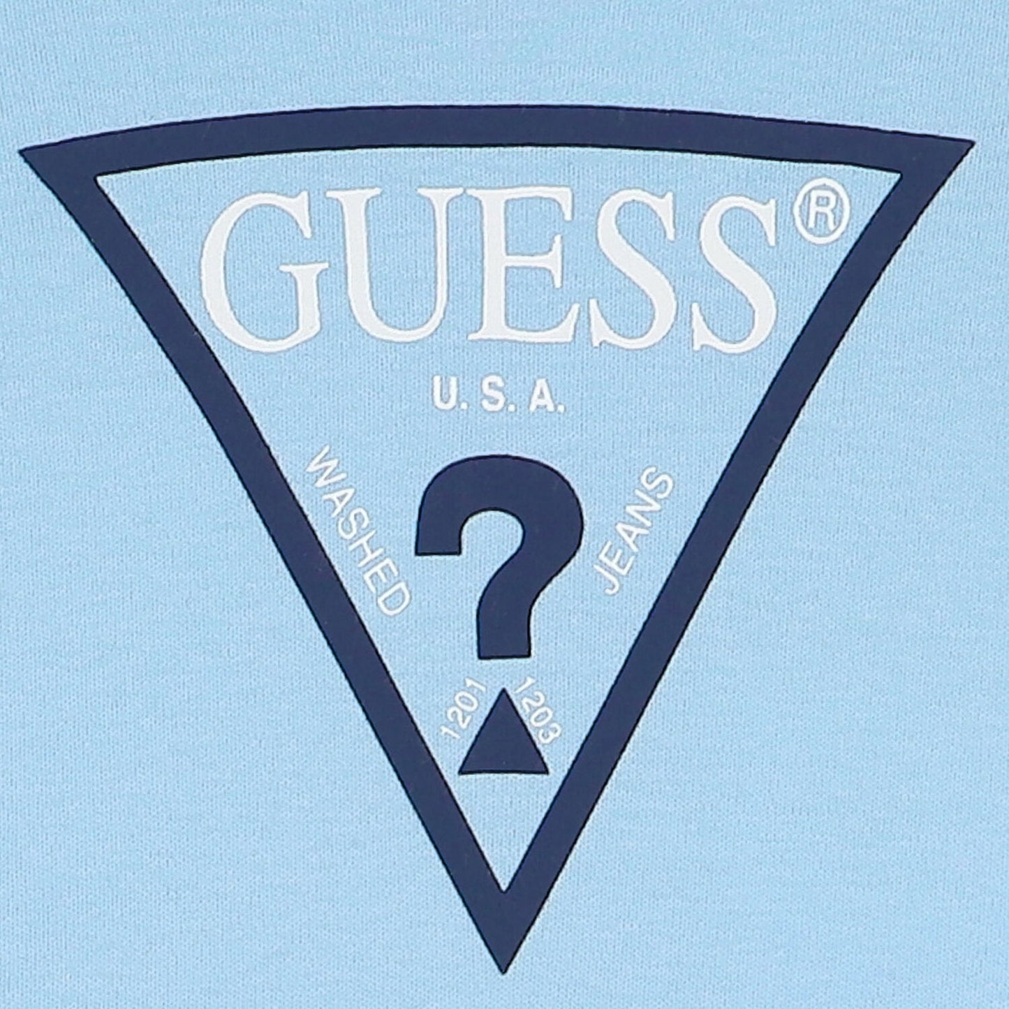 GUESS NEWBORN TRIANGLE LOGO OVERALL