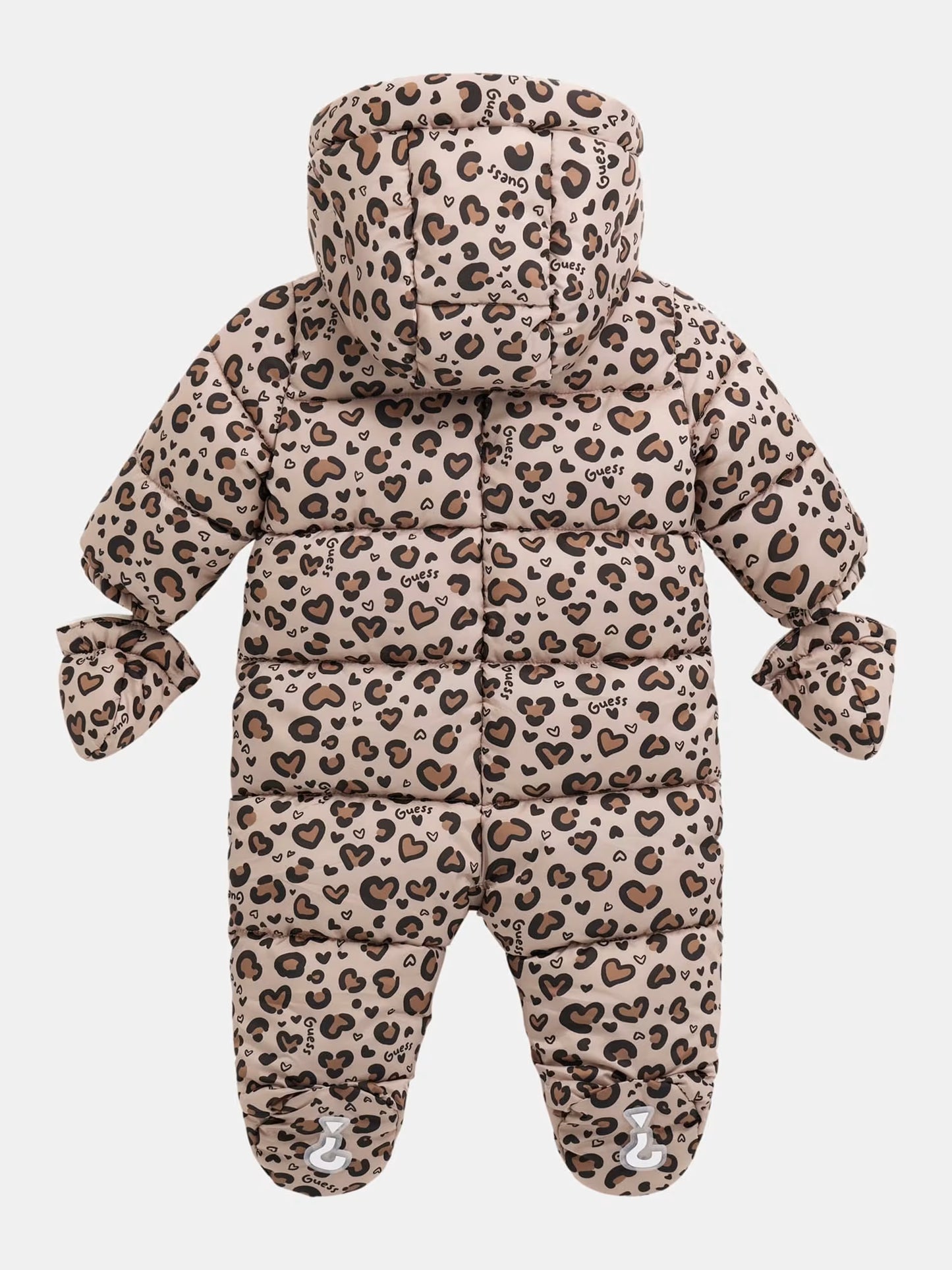 GUESS KIDS HOODED PADDED OVERALL