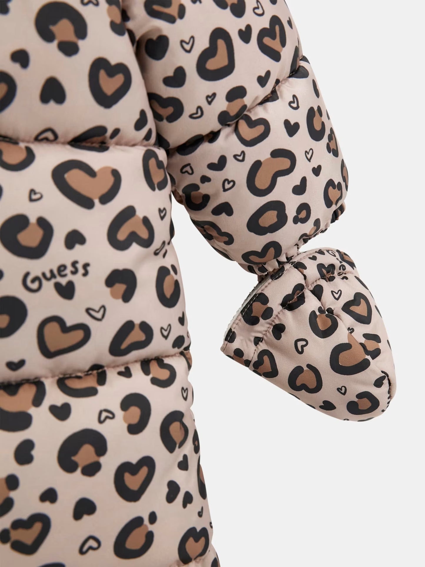 GUESS KIDS HOODED PADDED OVERALL