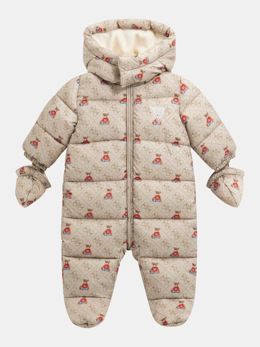 GUESS KIDS HOODED PADDED LS OVERALL